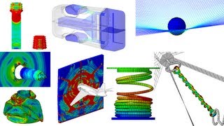 17 exemples de simulations numériques par éléments finis Abaqus [upl. by Nodnrb]