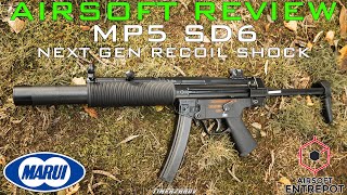 Airsoft Review 269 Tokyo Marui MP5 SD6 Next Gen Recoil Shock EBBR Airsoft Entrepot FR [upl. by Ayoted296]