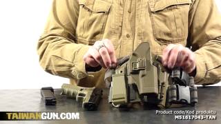 Airsoft Manuals  Compatibility of APS Replicas and Holsters [upl. by Elleret]