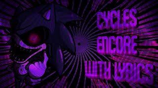 Cycles Encore WITH LYRICS  FNF 6 Shots Demo Cover [upl. by Navanod699]