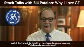 Stock Talks with Bill Patalon Why I Love GE [upl. by Namlaz]