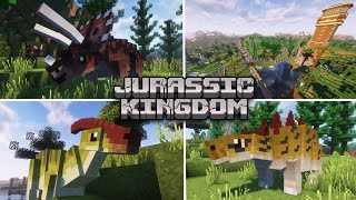 Minecraft Fossils amp Archeology Mod Survival World Tour  Jurassic Kingdom [upl. by Lavinie]