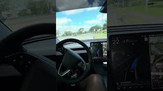 2025 Tesla Model 3 FSD Full self driving 👍🏽￼ [upl. by Klotz445]