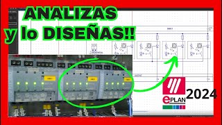 ANÁLISIS DE TABLEROS ELÉCTRICOS INDUSTRIALES 6  Derivador de voltaje de Control  EPLAN [upl. by Aleinad169]