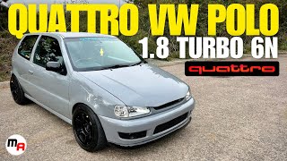 INCREDIBLE AWD VW POLO 6N 18 TURBO QUATTRO  PHASE 1 OF BUILD IS INSANE [upl. by Riehl]