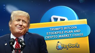 Trumps Bitcoin Stockpile Plan and Crypto Market Chaos  PsyDuck News  Crypto News [upl. by Eilatam]