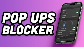 How to EnableDisable Block Popups In Safari iOS 18 [upl. by Zoe900]