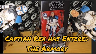 Clone Captain Rex Star Wars Black Series Unboxing and Review [upl. by Ygief]