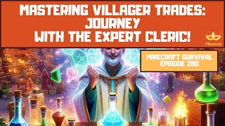 Mastering Villager Trades Journey with the Expert Cleric  Lets Play Minecraft S01E280 [upl. by Nylaehs]