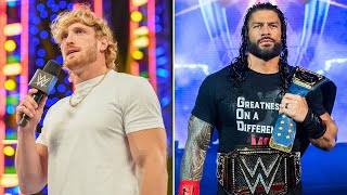 WWE Crown Jewel Press Conference with Roman Reigns and Logan Paul [upl. by Jennie]