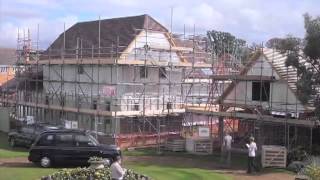 Potton Wickhambrook Self Build Timber Frame House Time Lapse [upl. by Nyliuqcaj]