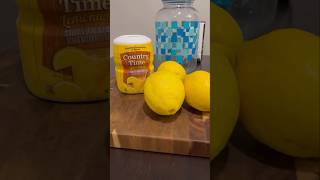 🍋 EASY LEMONADE￼ lemonade recipe foodie [upl. by Gladdie]