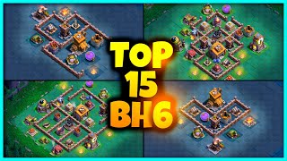 New Best Bh6 base link Trophy Base Top15 Builder Hall 6 Base 20 Link in Clash of Clans [upl. by Madra868]