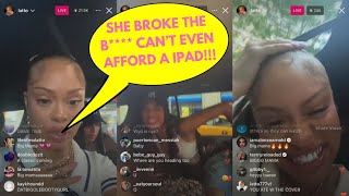 Latto Really Called Her Friend BROKE On Live And Said She Can’t Even Afford A Ipad 😂😂😂🤦‍♂️🤦‍♂️🤦‍♂️ [upl. by Amol]