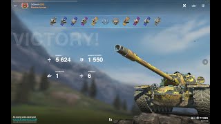 WoT Blitz plays T110E5  Port Bay 55k damage [upl. by Hedveh]