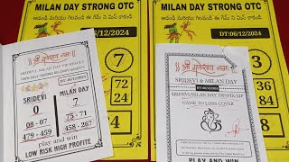 MILAN DAY 06122024 free otc satta matka 100 Fixx single ank tricks MILAN DAY Dont miss [upl. by Inge467]