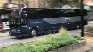 2022 Prevost X345 Greyhound Coach Fleet 87082 Spotted in Montreal heading to New York USA🇨🇦🇺🇸 [upl. by Felic162]