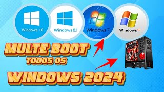 Windows 7 81 10 e 11 Atualizados 2024 Tudo em Um [upl. by Yelbmik]