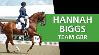 Hannah Biggs Team GBR  Meet the dressage rider and her horses [upl. by Sucramat]