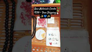 Raw Material Combo ₹299 ✨🥳ssfashion beads charms trending shorts viralshorts shortsfeed💫 [upl. by Melesa]