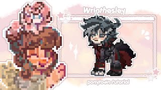 ✮⋆ 🌒 Pony Town⋆˙ ∘₊✧─Wriothesley Cosplay Tutorial─✧₊∘ •°Genshin Impact°• ⋆˙ by szha ⋆˙ [upl. by Rodnas412]