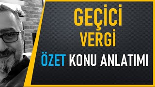 Geçici Vergi Nedir ve Nasıl Hesaplanır [upl. by Torr]