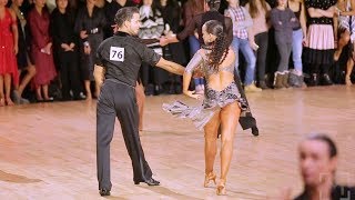 Damir Haluzan  Anna Mashchyts SLO  2017 WDC AL World LAT  QF R [upl. by Lezley298]