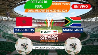 ⚽️Marruecos vs Sudáfrica⚽️Dónde Verlo EN VIVOCopa Africana de Naciones Octavos de Final 2024 [upl. by Farnsworth]