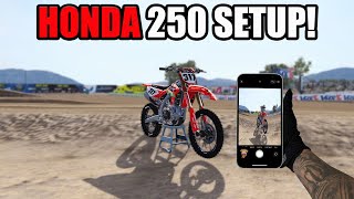 The Ultimate Honda 250 Setup in MX Bikes 2024 [upl. by Neroc783]