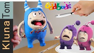 Kluna Tik 2024 comeback with Oddbods food in real life  Eating Oddbods mukbang asmr no sound talk [upl. by Oinotnas719]