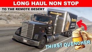 BEER DELIVERY to the desert POV DRIVING  BeamNGDrive Cinematic [upl. by Nabatse]