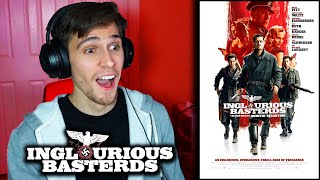 First Time Watching INGLOURIOUS BASTERDS 2009 Movie REACTION [upl. by Akeyla]