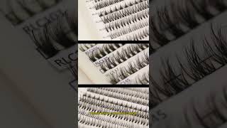 Who can help you start your cluster lashes step by step lashesfactory eyelash diyclusterlashes [upl. by Kernan]