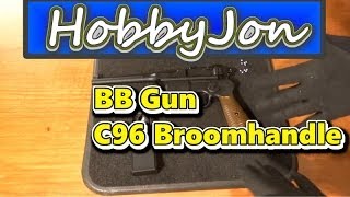 C96 BB Gun Mauser Broomhandle  First Shoot [upl. by Ronile]