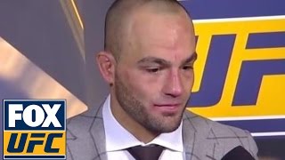 Eddie Alvarez interview after losing to Conor McGregor in New York City  UFC 205 [upl. by Wurst]