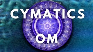 Physics of AUMOM mantra made visible  CYMATICS  Sound of Creation [upl. by Roberson]