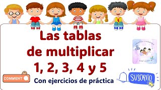 Tablas de Multiplicar con ejercicios prácticos [upl. by Nodnahs]