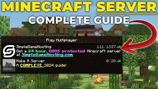 How To Make a Minecraft Server 2024 [upl. by Enwad]