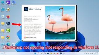 How to fix Photoshop not openingnot responding in windows 11 [upl. by Nauqyt]