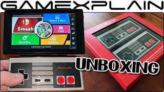 NES Switch Controller UNBOXING  Testing With Smash Bros Ultimate [upl. by Akinek]