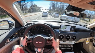 2023 Kia Stinger GT2 AWD  POV Test Drive  060 [upl. by Luigi]