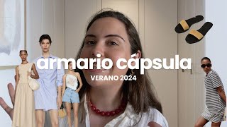 ARMARIO CÁPSULA VERANO 2024  Cómo crear tu fondo de armario con básicos atemporales [upl. by Rubens207]