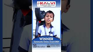 NitharsanV  World Best School Winner  Kalvi Matriculation Higher Secondary School  Oddanchatram [upl. by Ennaitsirhc]