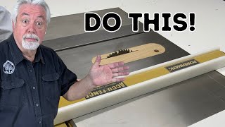 99 Of Woodworkers Do Not Know This About A Table Saw [upl. by Yreffej]