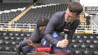 Adebayo Akinfenwa squatting a reporter [upl. by Clary649]