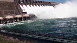 Hartwell Dam Floodgates [upl. by Airamat133]