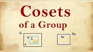 Coset of a group  coset  coset in group algebra  group and ring [upl. by Yroffej]