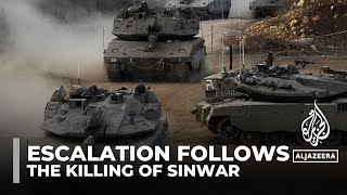 Escalation follows the killing of Yahya Sinwar as both Hamas and Israel maintain stances [upl. by Nrublim371]