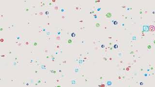 Social Media Icons Animation After Effects [upl. by Ogires]