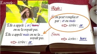 1000 mots français  or hors  une astuce par homonyme [upl. by Ellga]